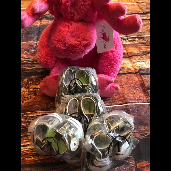 Baby Toddler Green Camo Lace-up Hightop Prewalkers - Picture 3 of 13